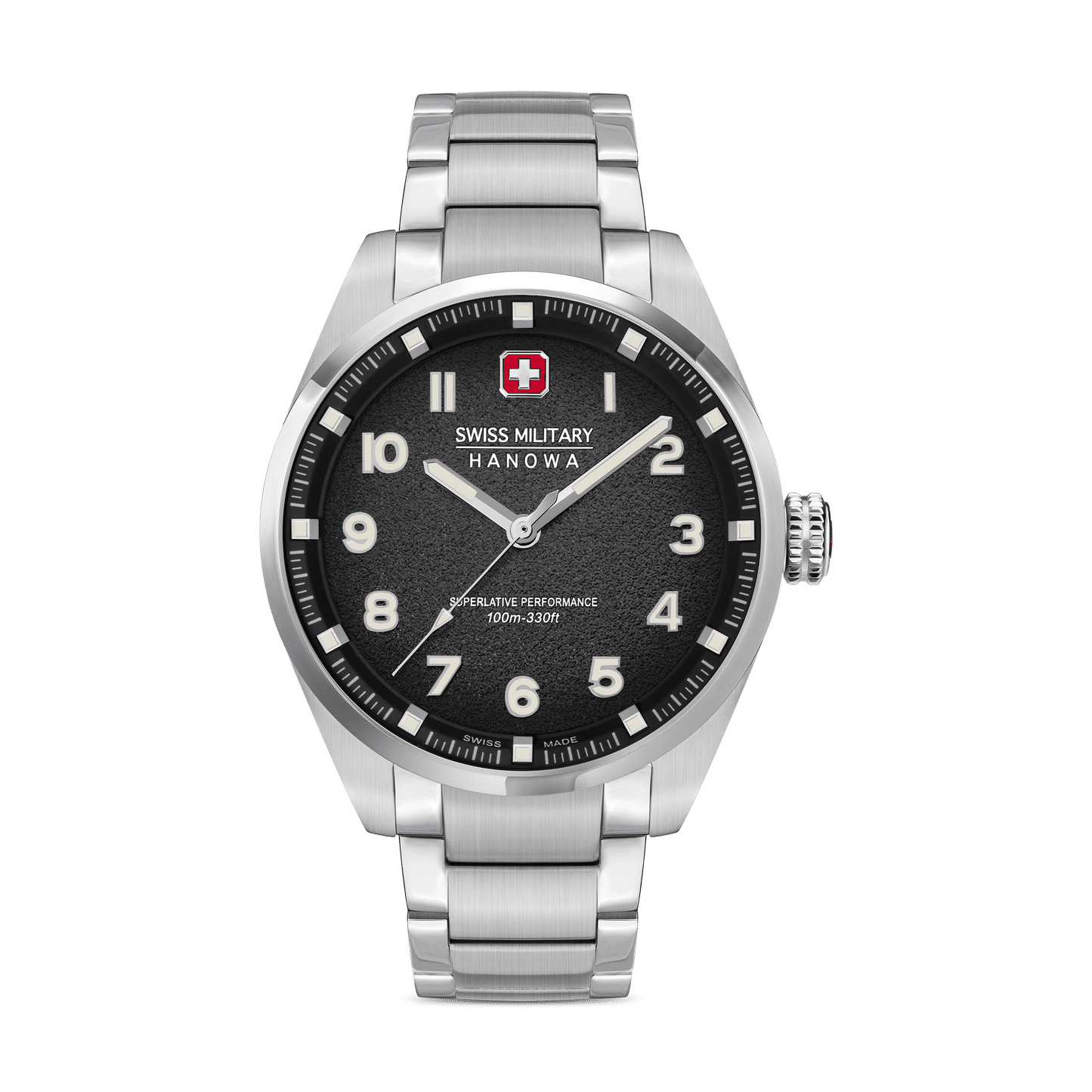 Swiss Military Hanowa Greyhound SMWGA0001505 Herren Armbanduhr Schwarz • Saphirglas • 10 Bar Wasserdicht, Bild 2