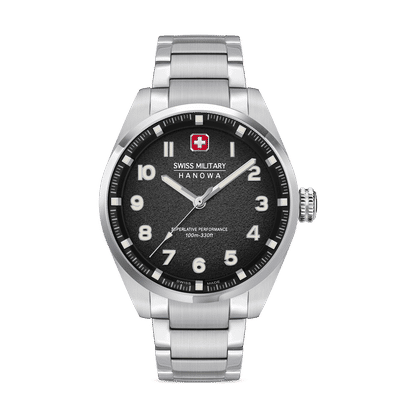 Swiss Military Hanowa Greyhound SMWGA0001505 Herren Armbanduhr Schwarz • Saphirglas • 10 Bar Wasserdicht, Bild 2