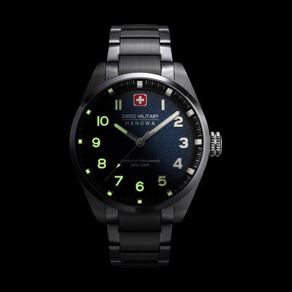 Swiss Military Hanowa Greyhound SMWGA0001505 Herren Armbanduhr Schwarz • Saphirglas • 10 Bar Wasserdicht, Bild 12