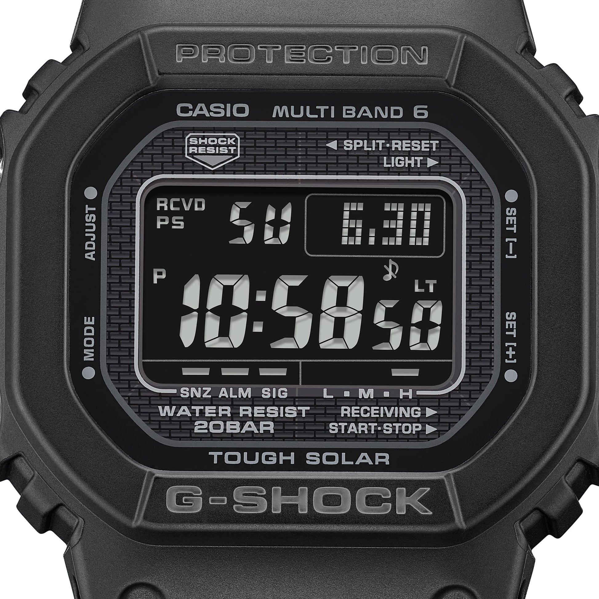 Casio GW-5000HS-1ER G-Shock Origin Herrenuhr Schwarz • Tough Solar & Multiband 6 • Diamantbeschichtung, Bild 10