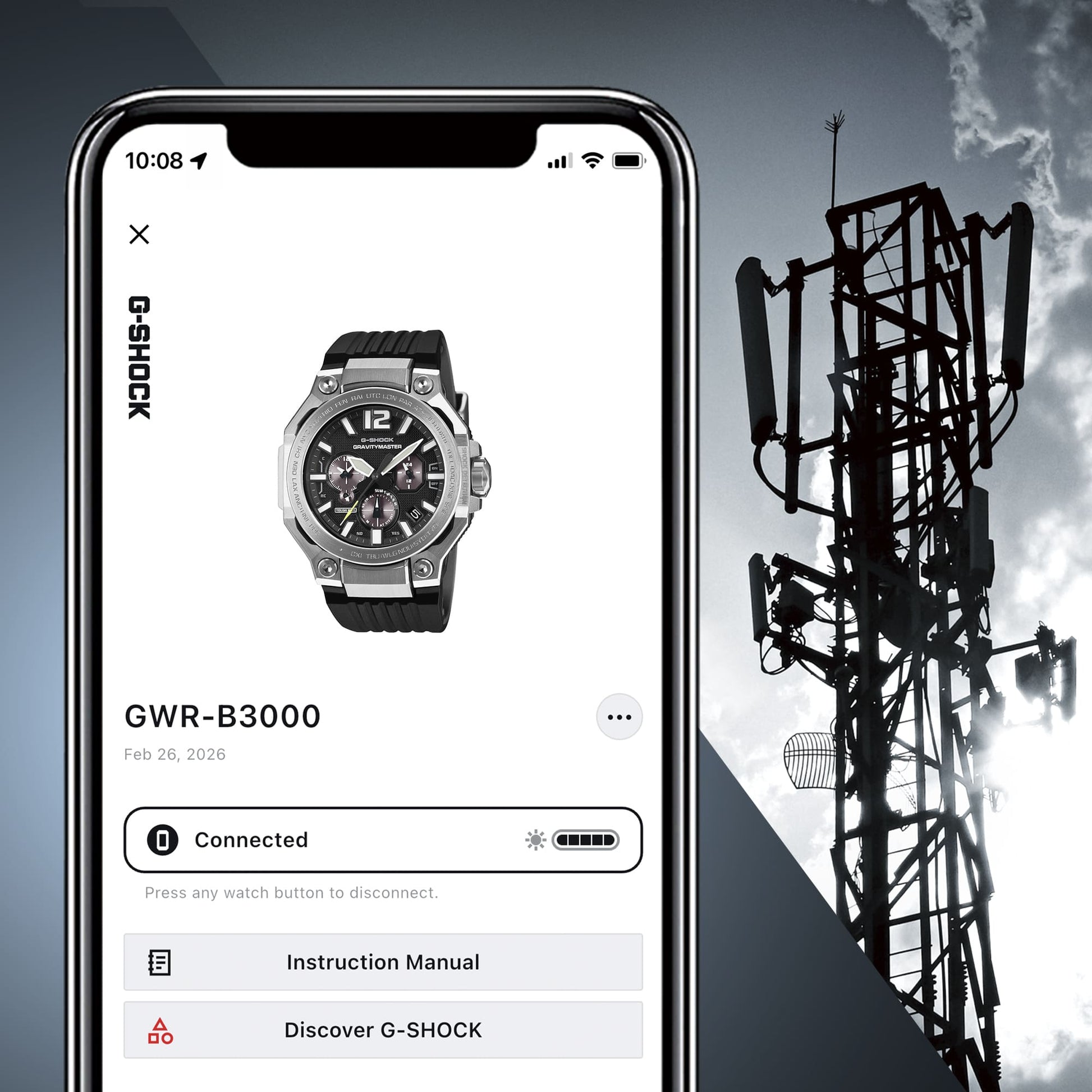 Casio Gravitymaster GWR-B3000-1AER Herrenuhr • Triple G Resist • Solarbetrieb mit Bluetooth, Bild 5