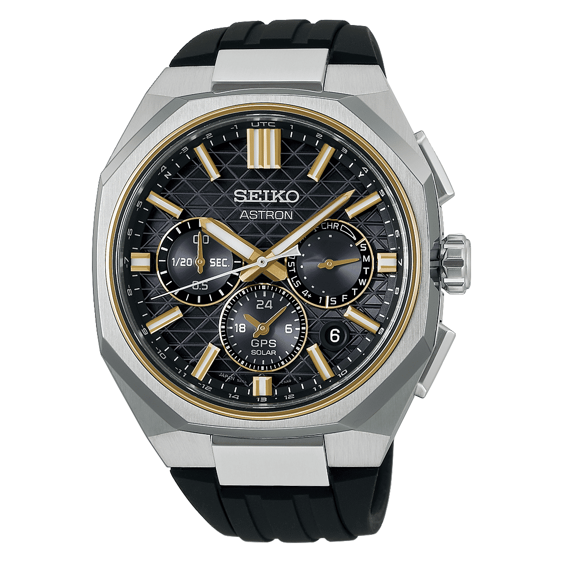 Seiko Astron HAB003J1 Herrenuhr Bicolor • GPS Solar • Saphirglas, Bild 4