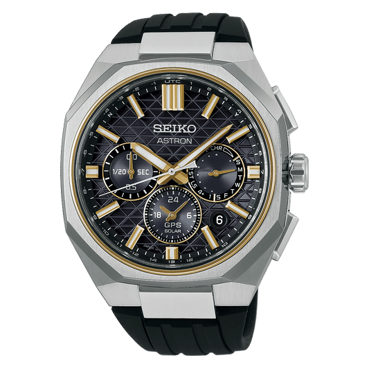 Seiko Astron HAB003J1 Herrenuhr Bicolor • GPS Solar • Saphirglas, Bild 4