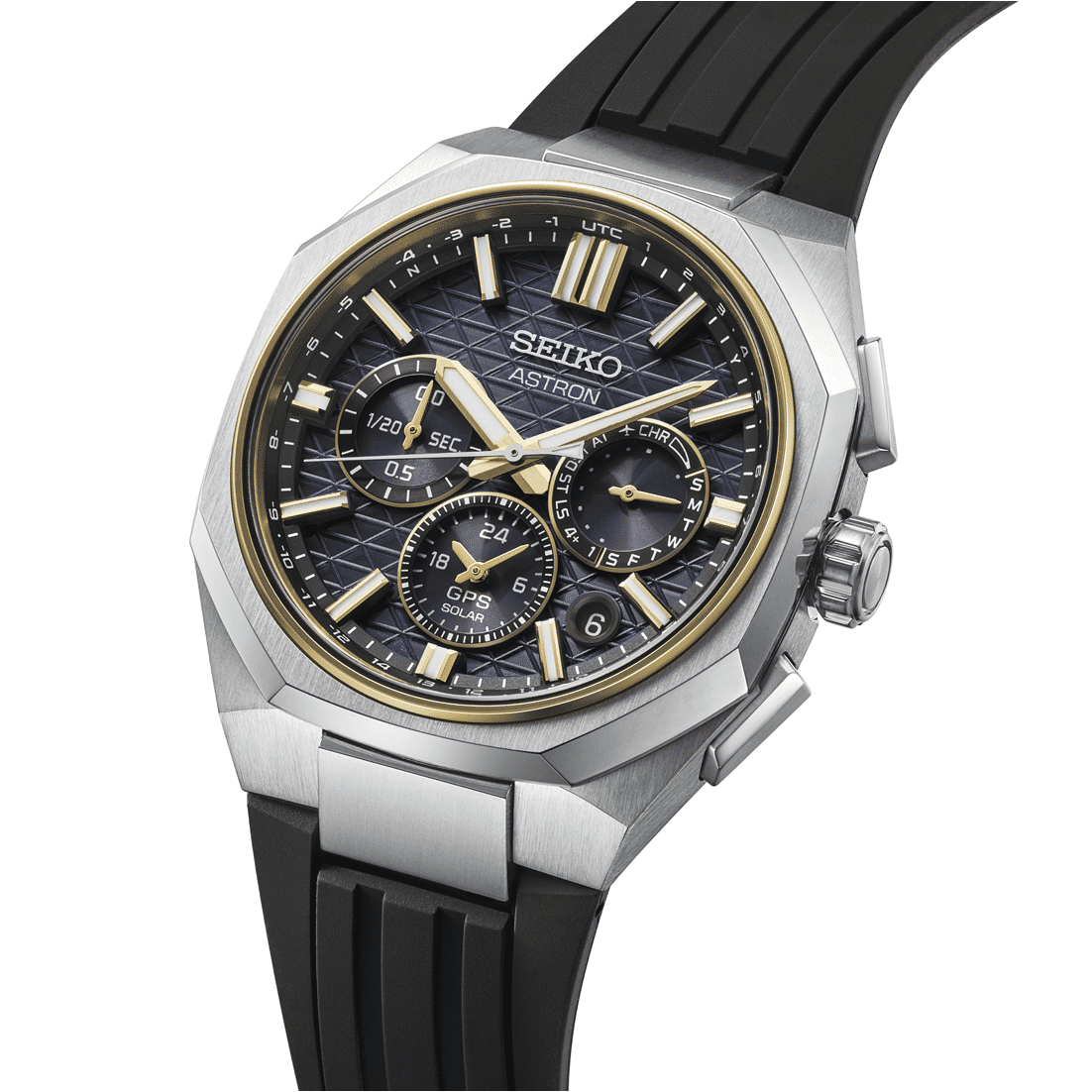Seiko Astron HAB003J1 Herrenuhr Bicolor • GPS Solar • Saphirglas, Bild 5