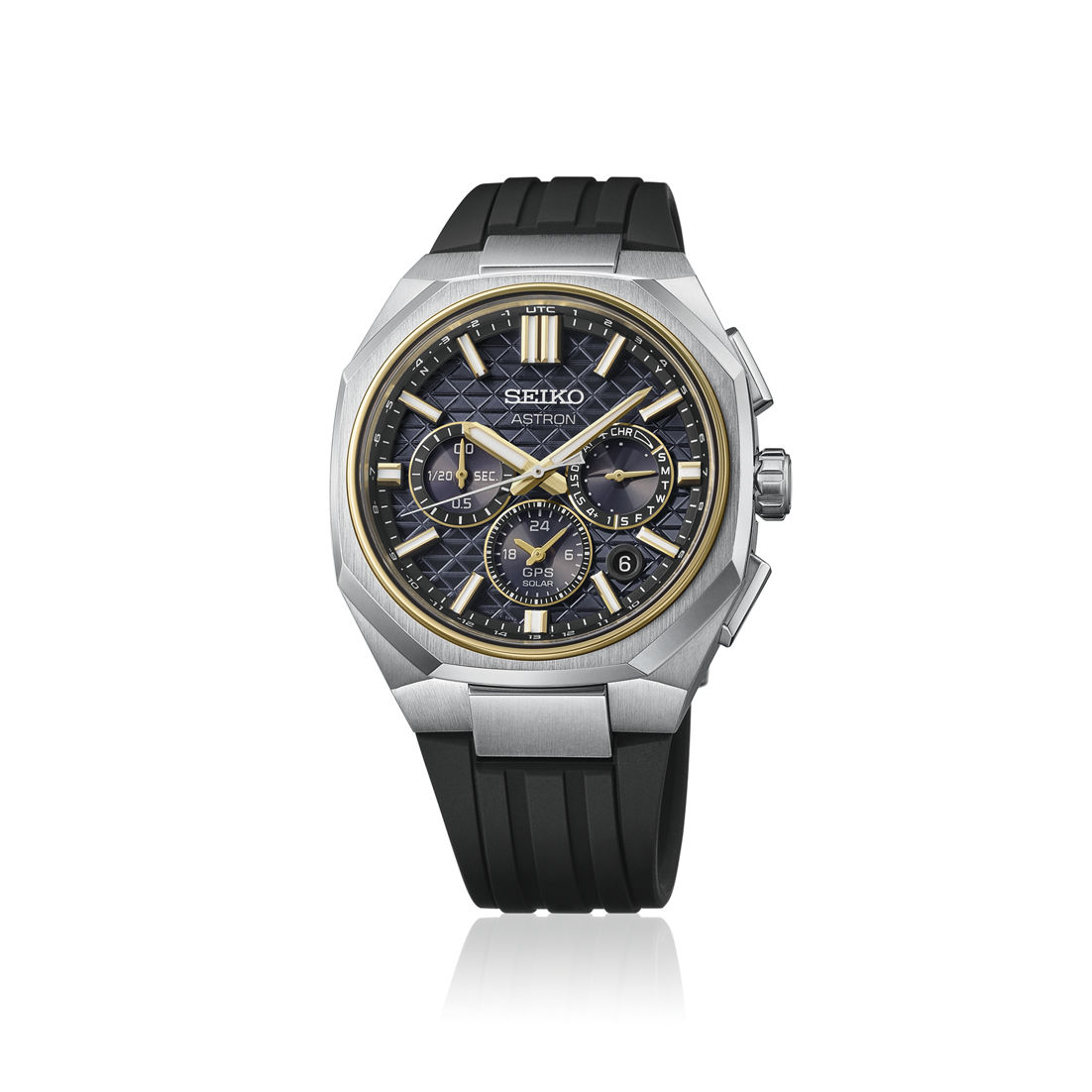 Seiko Astron HAB003J1 Herrenuhr Bicolor • GPS Solar • Saphirglas, Bild 8