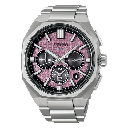 Seiko Astron HAB006J1 Herrenuhr Rosé • GPS Solar Kaliber 5X63 • Chronograph Titan Limited Edition, Bild 2