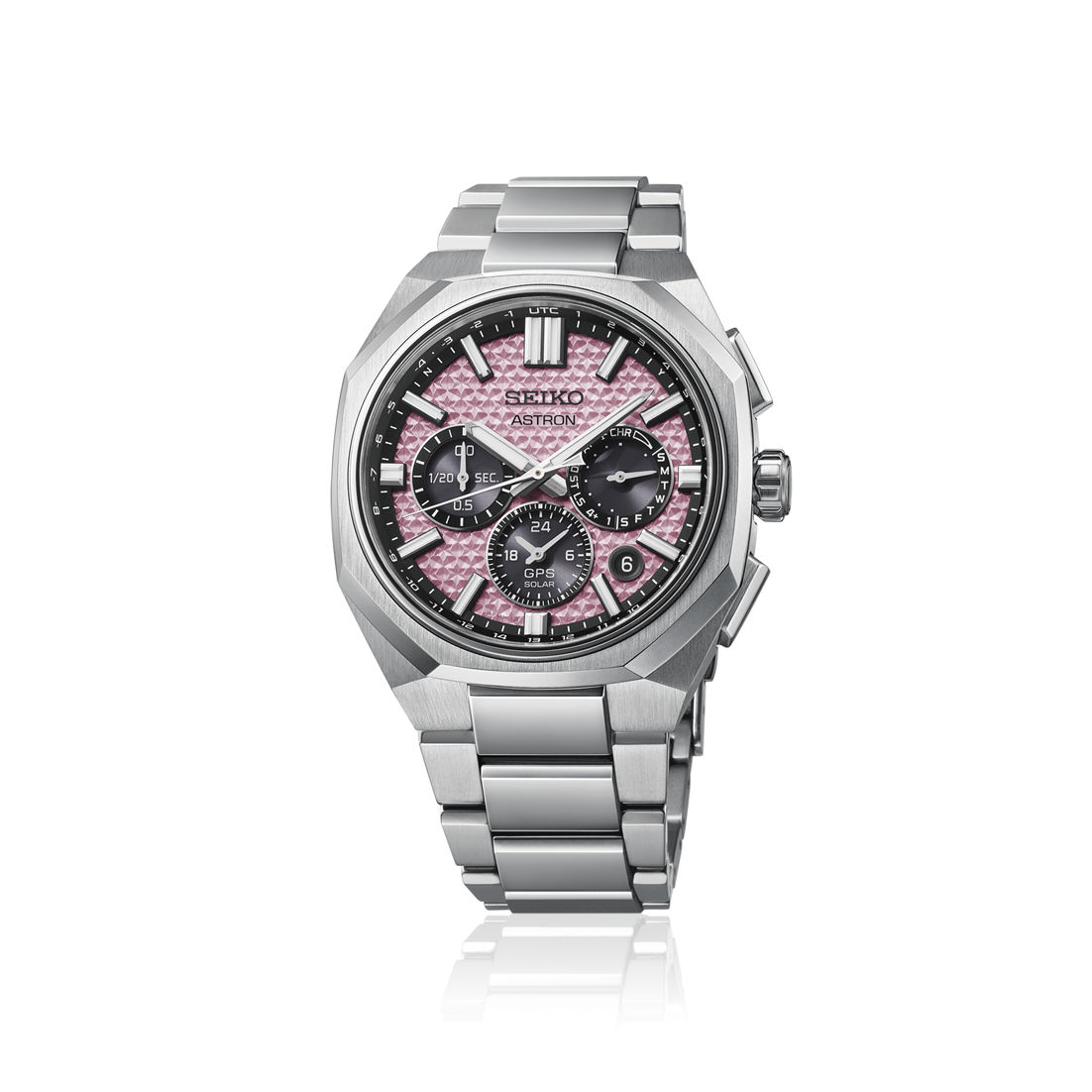 Seiko Astron HAB006J1 Herrenuhr Rosé • GPS Solar Kaliber 5X63 • Chronograph Titan Limited Edition, Bild 6