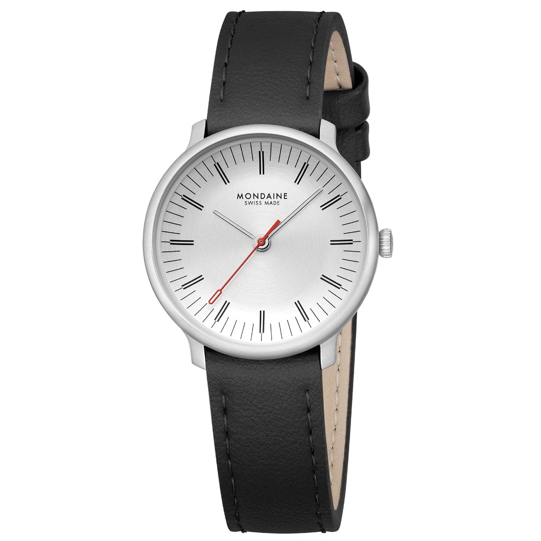 Mondaine Doppio MLE.33110.LBV Damenuhr Schwarz • Saphirglas • Swiss Made, Bild 8