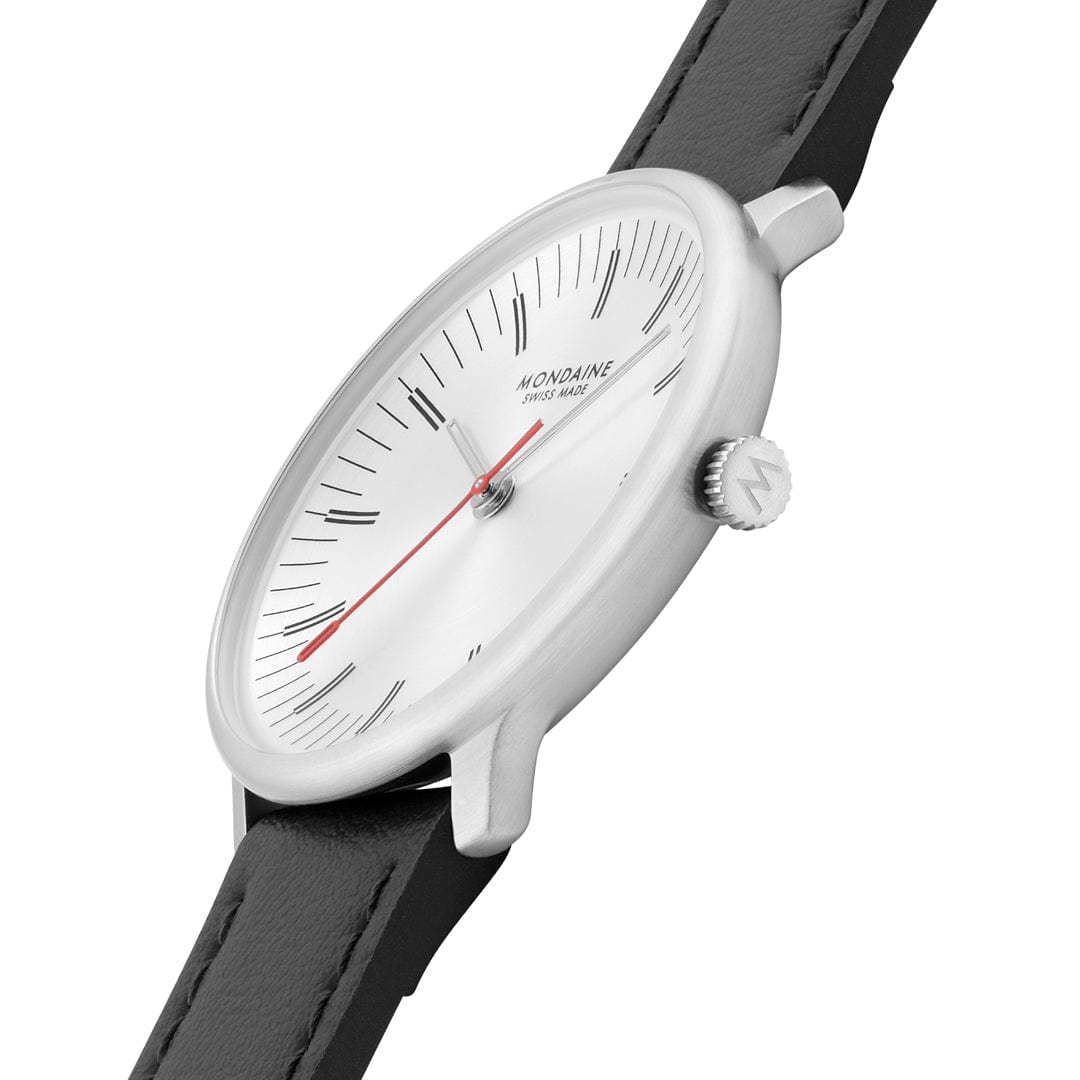 Mondaine Doppio MLE.33110.LBV Damenuhr Schwarz • Saphirglas • Swiss Made, Bild 7