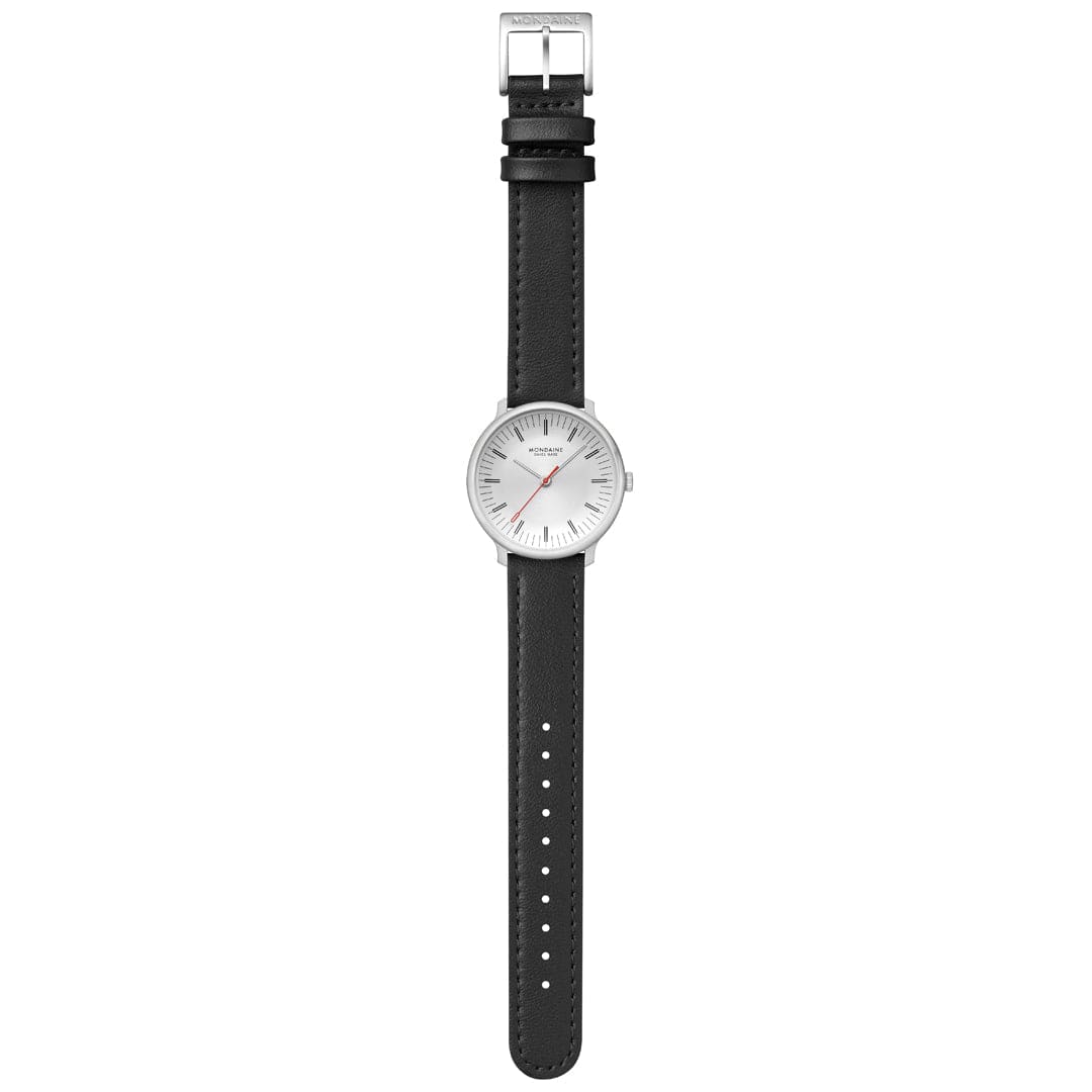 Mondaine Doppio MLE.33110.LBV Damenuhr Schwarz • Saphirglas • Swiss Made, Bild 9