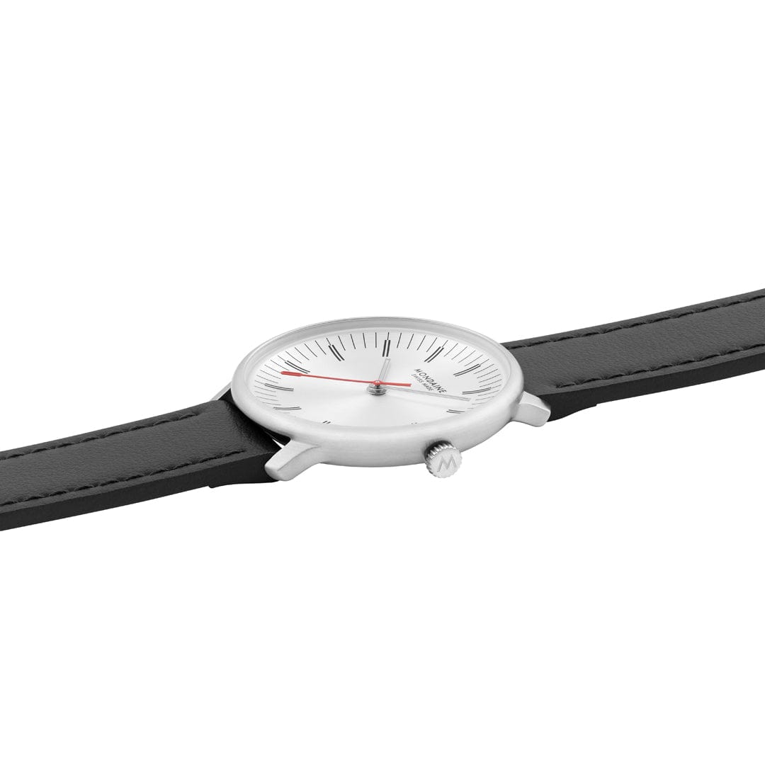 Mondaine Doppio MLE.33110.LBV Damenuhr Schwarz • Saphirglas • Swiss Made, Bild 6