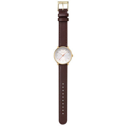 Mondaine Doppio MLE.33110.LGV Damenuhr Braun • Saphirglas • Swiss Made Quarzwerk, Bild 9