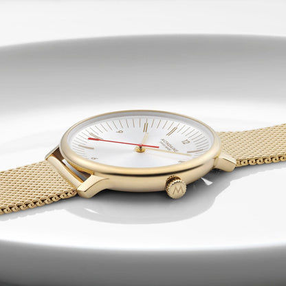 Mondaine Doppio MLE.33111.SM Damenuhr Silber • Saphirglas • Swiss Made Quarzwerk, Bild 10