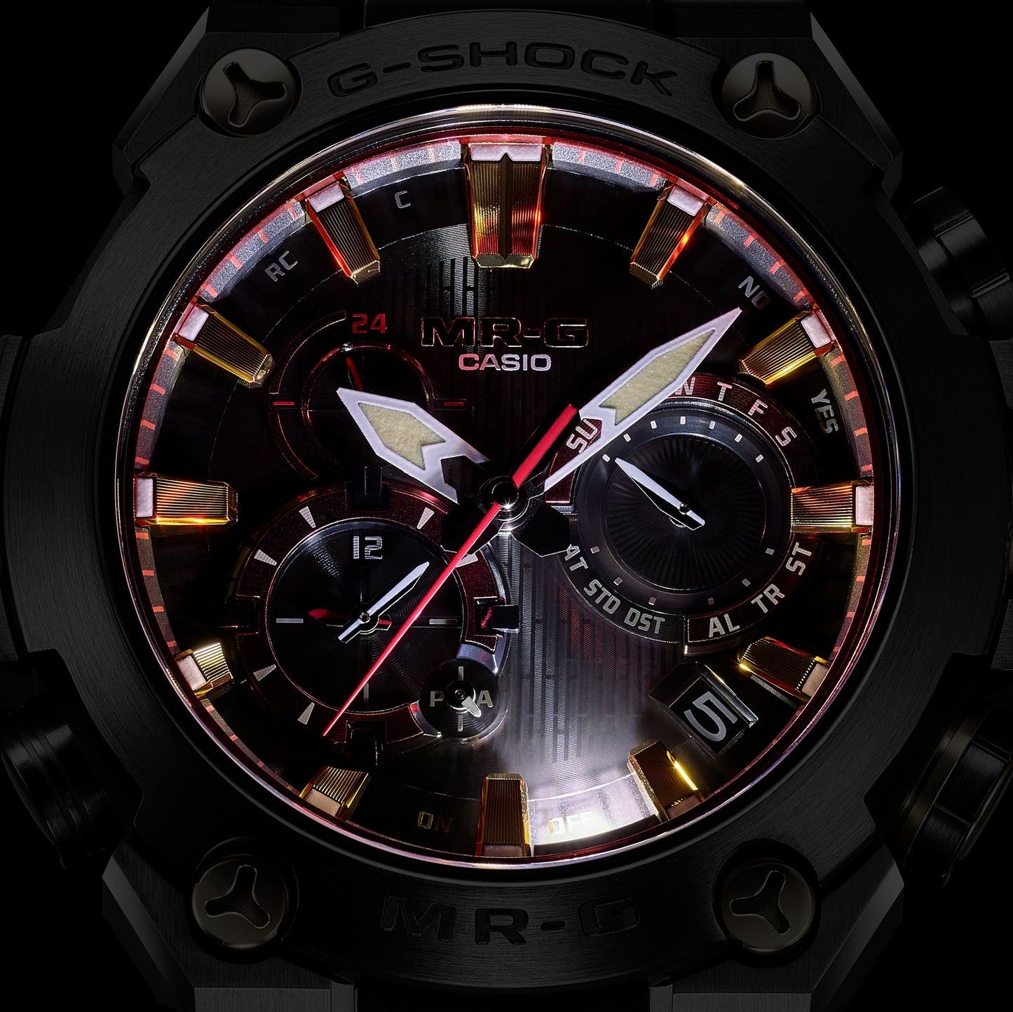 Casio G-Shock Pro MRG-B2000B-1A4DR Herren • Tough Solar & Multiband 6 • Saphirglas mit Antireflexionsbeschichtung, Bild 9