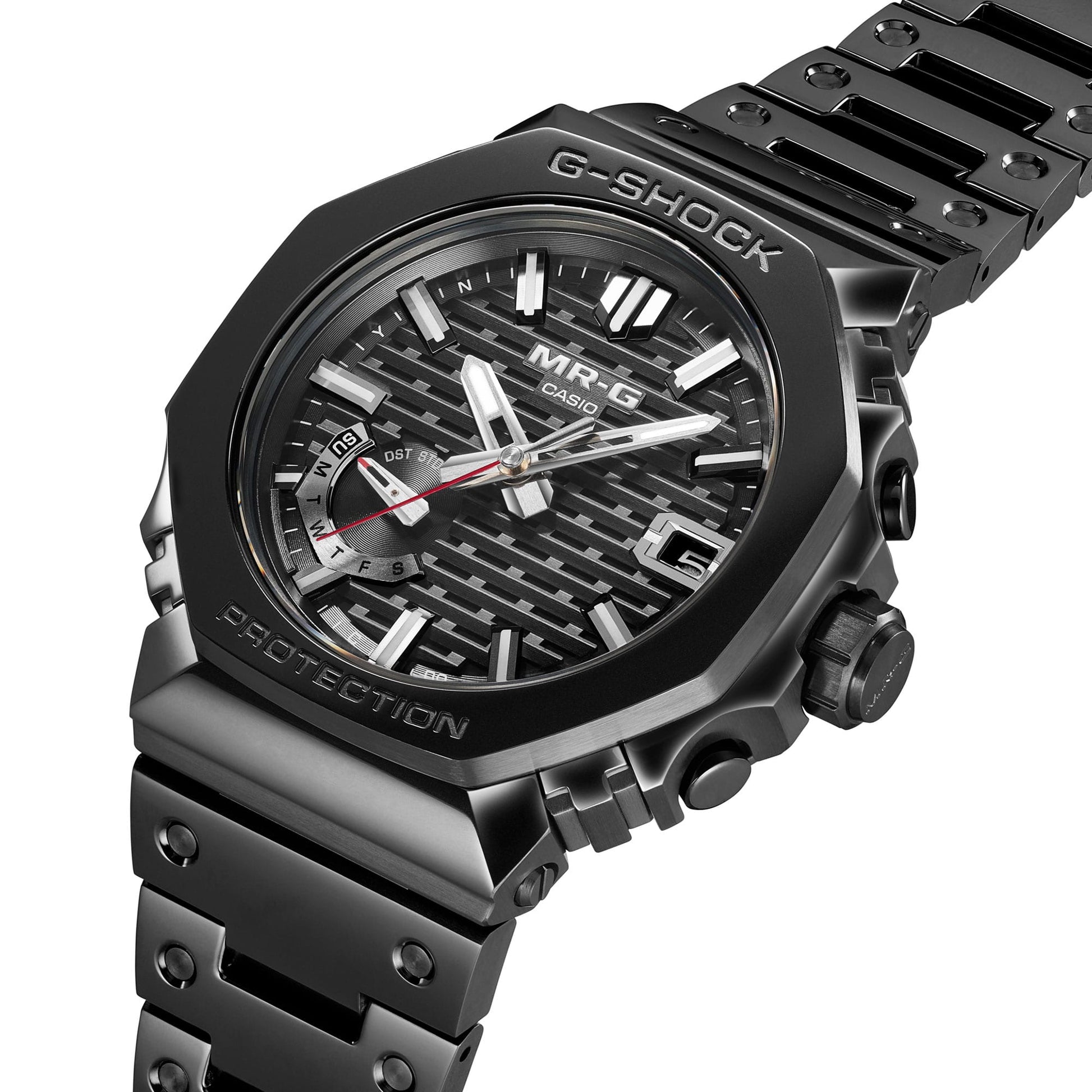 Casio G-Shock MR-G MRG-B2100B-1ADR Herrenuhr Schwarz • Saphirglas mit Antireflexbeschichtung • Solar-Funk mit Bluetooth