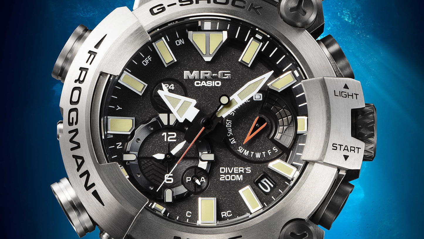 Casio MR-G MRG-BF1000RG-3ADR Herren • Saphirglas • Titan-Taucheruhr 200 m, Bild 9