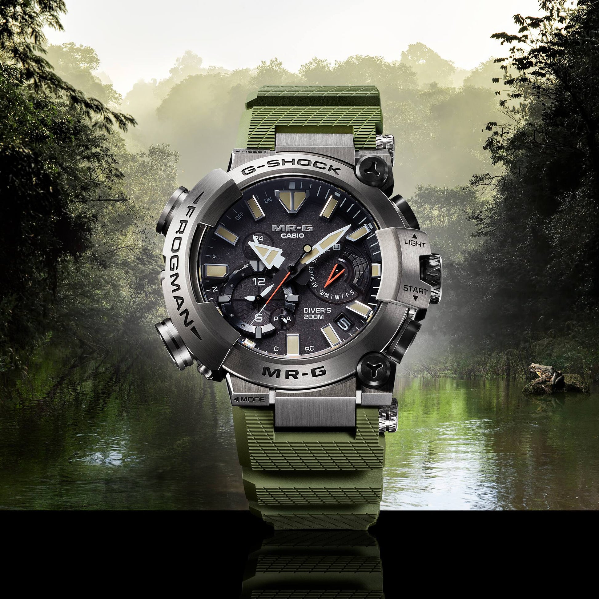 Casio MR-G MRG-BF1000RG-3ADR Herren • Saphirglas • Titan-Taucheruhr 200 m, Bild 4