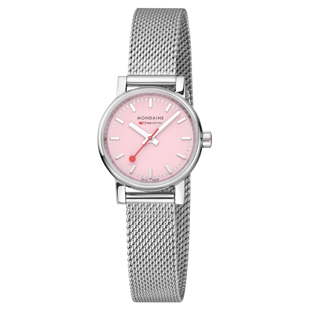 Mondaine evo2 MSE.26130.SM Damenuhr Rosa • Saphirglas • Schweizer Quarzwerk, Bild 5