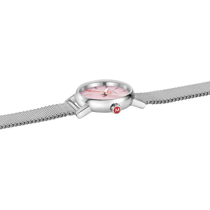 Mondaine evo2 MSE.26130.SM Damenuhr Rosa • Saphirglas • Schweizer Quarzwerk, Bild 4
