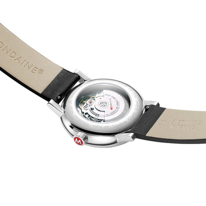 Mondaine evo2 MSE.40610.LBV Herrenuhr Schwarz • Automatikwerk Sellita SW 220-1 • Saphirglas, Bild 3