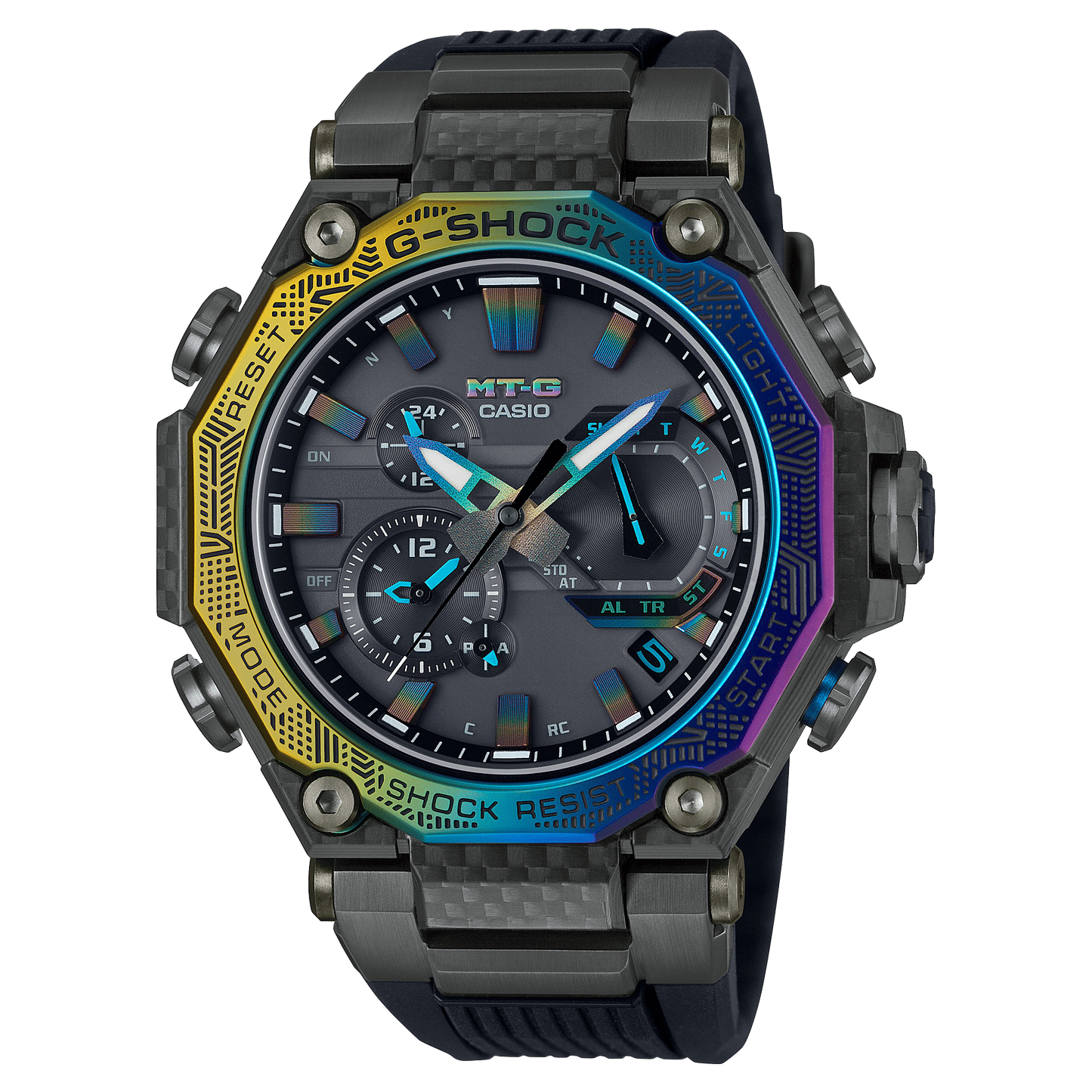 Casio G-Shock MTG-B2000YR-1AER Herrenuhr • Regenbogen Ionenplattierung • Tough Solar mit Multiband 6, Bild 2