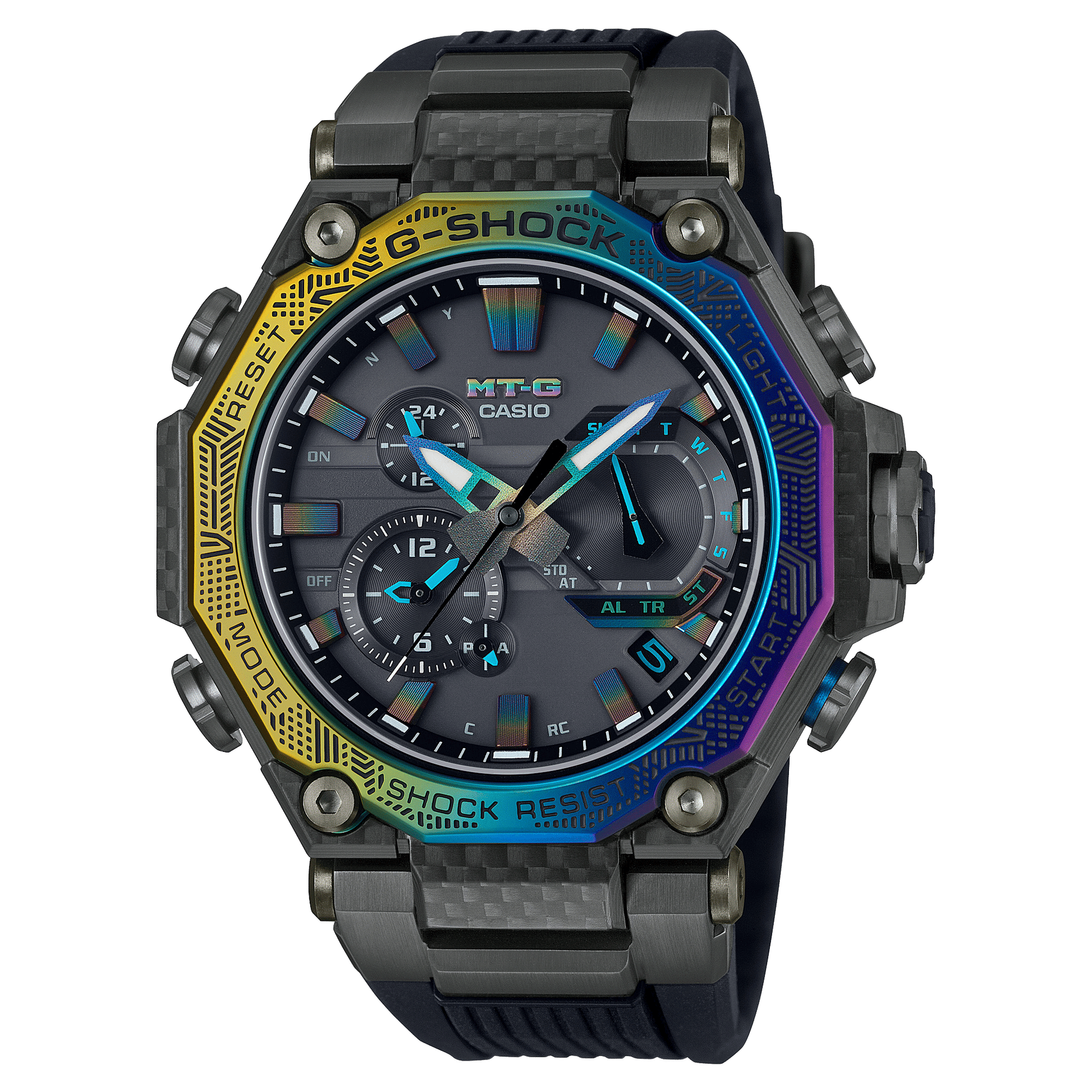 Casio G-Shock MTG-B2000YR-1AER Herrenuhr • Regenbogen Ionenplattierung • Tough Solar mit Multiband 6, Bild 2