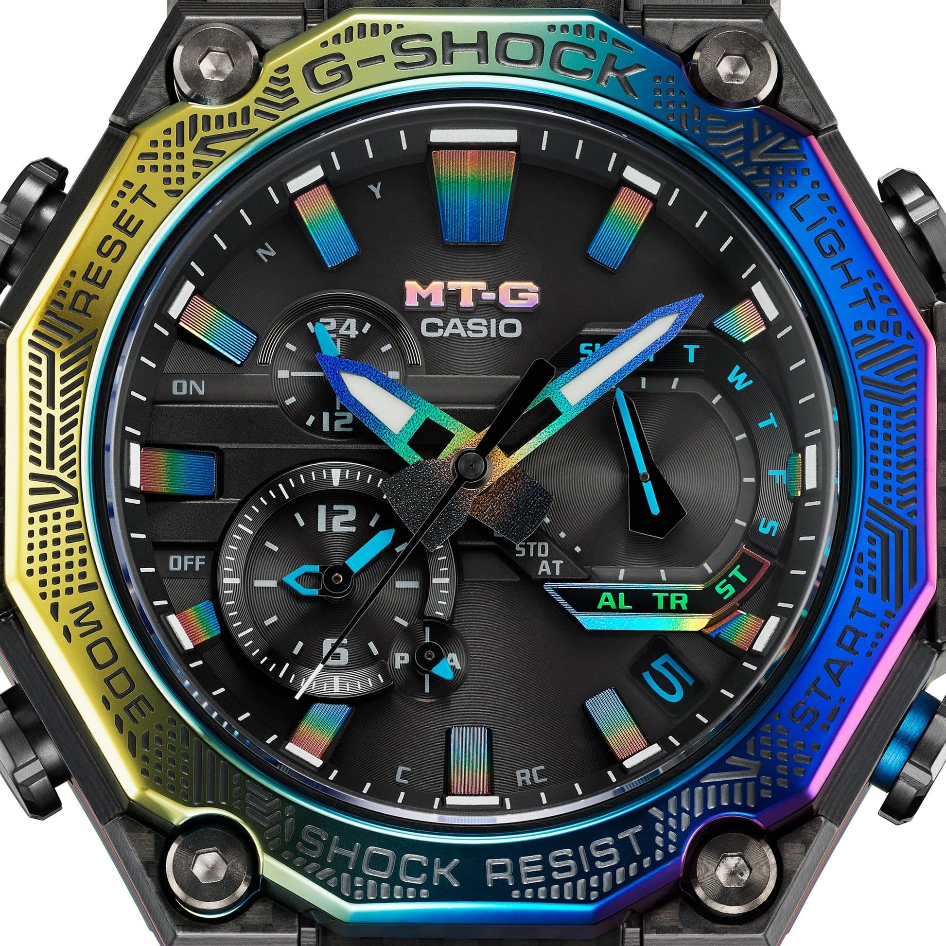 Casio G-Shock MTG-B2000YR-1AER Herrenuhr • Regenbogen Ionenplattierung • Tough Solar mit Multiband 6, Bild 8