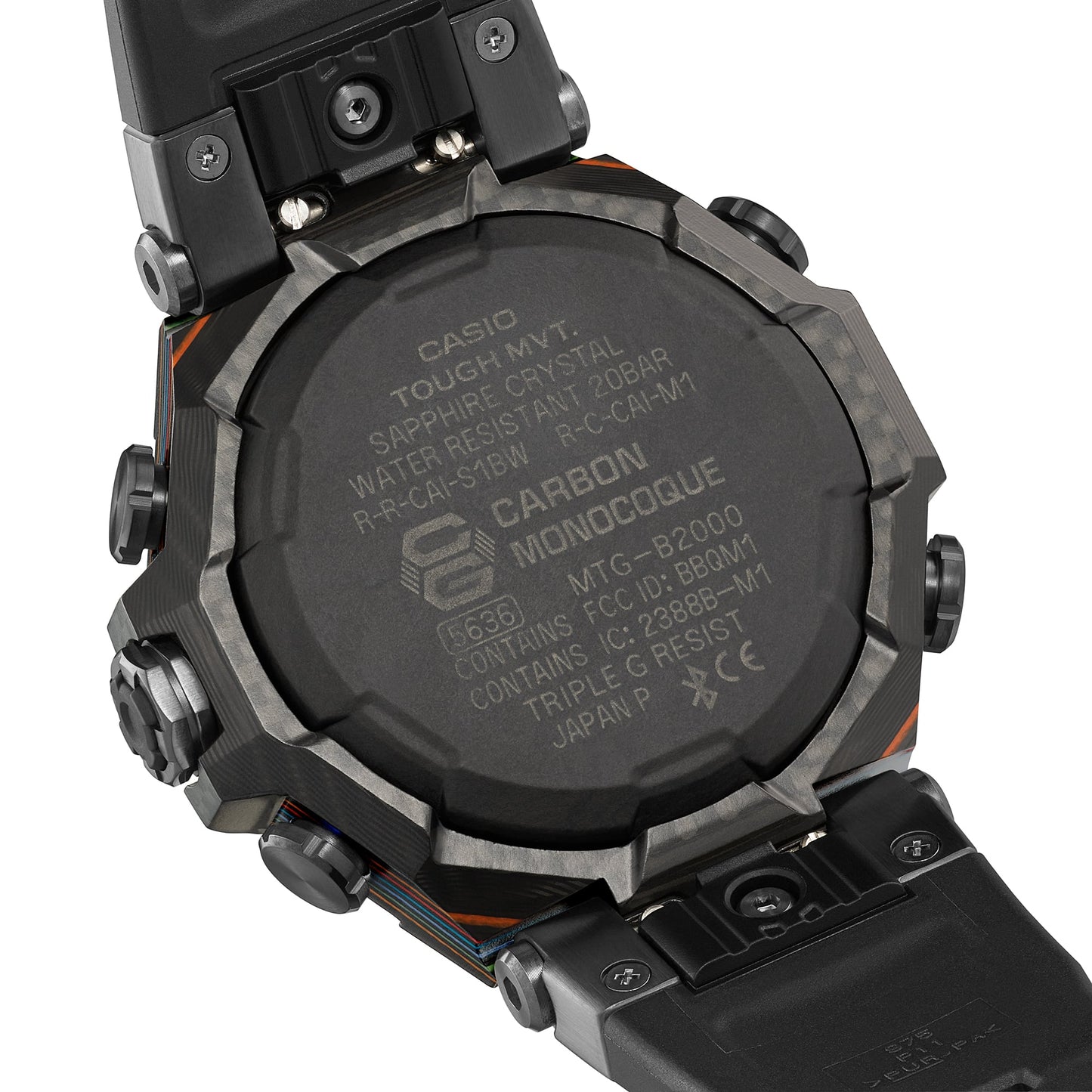 Casio G-Shock MTG-B2000YR-1AER Herrenuhr • Regenbogen Ionenplattierung • Tough Solar mit Multiband 6, Bild 12