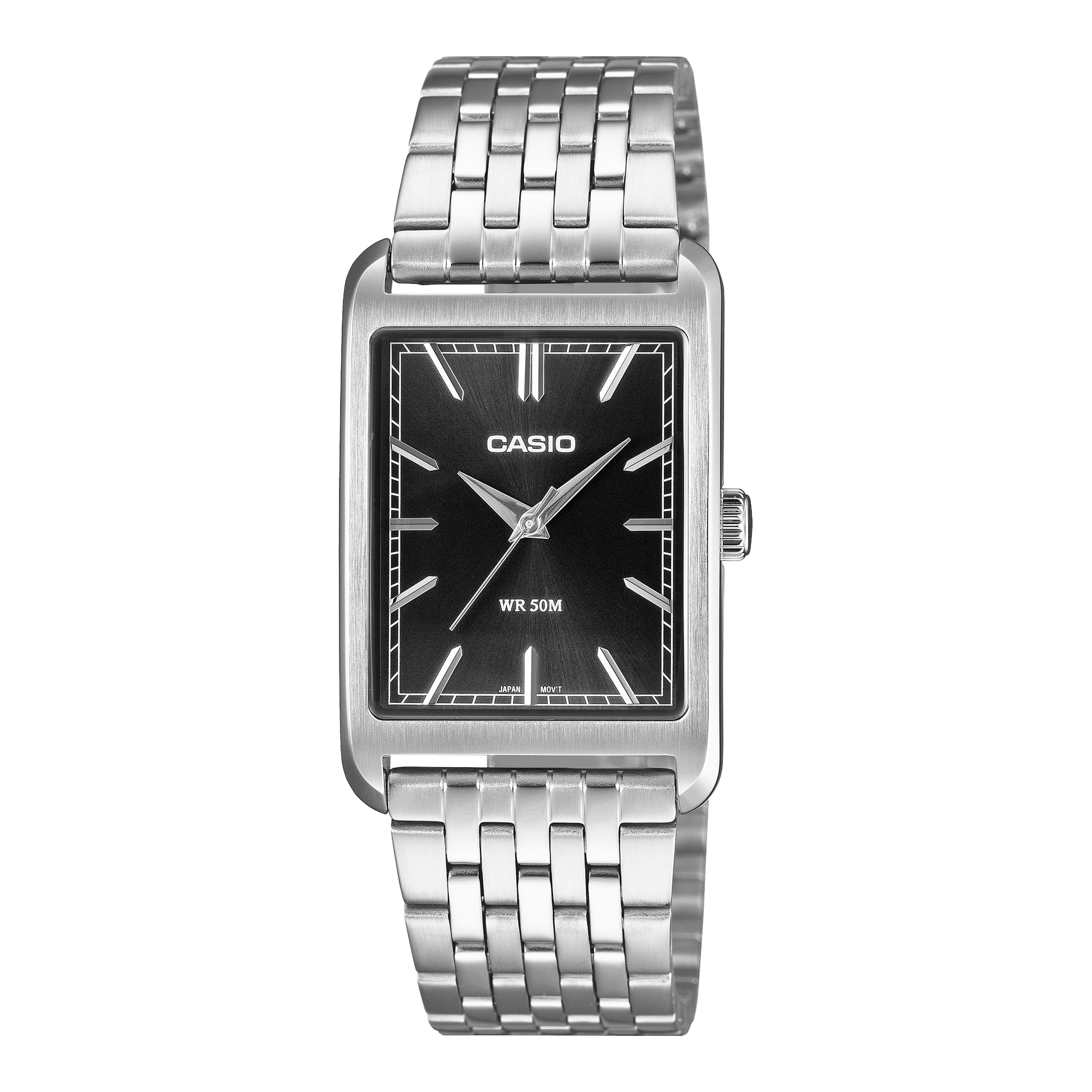 Casio MTP-B215D-1AVER Unisex Armbanduhr Schwarz • Mineralglas • Edelstahl, Bild 2