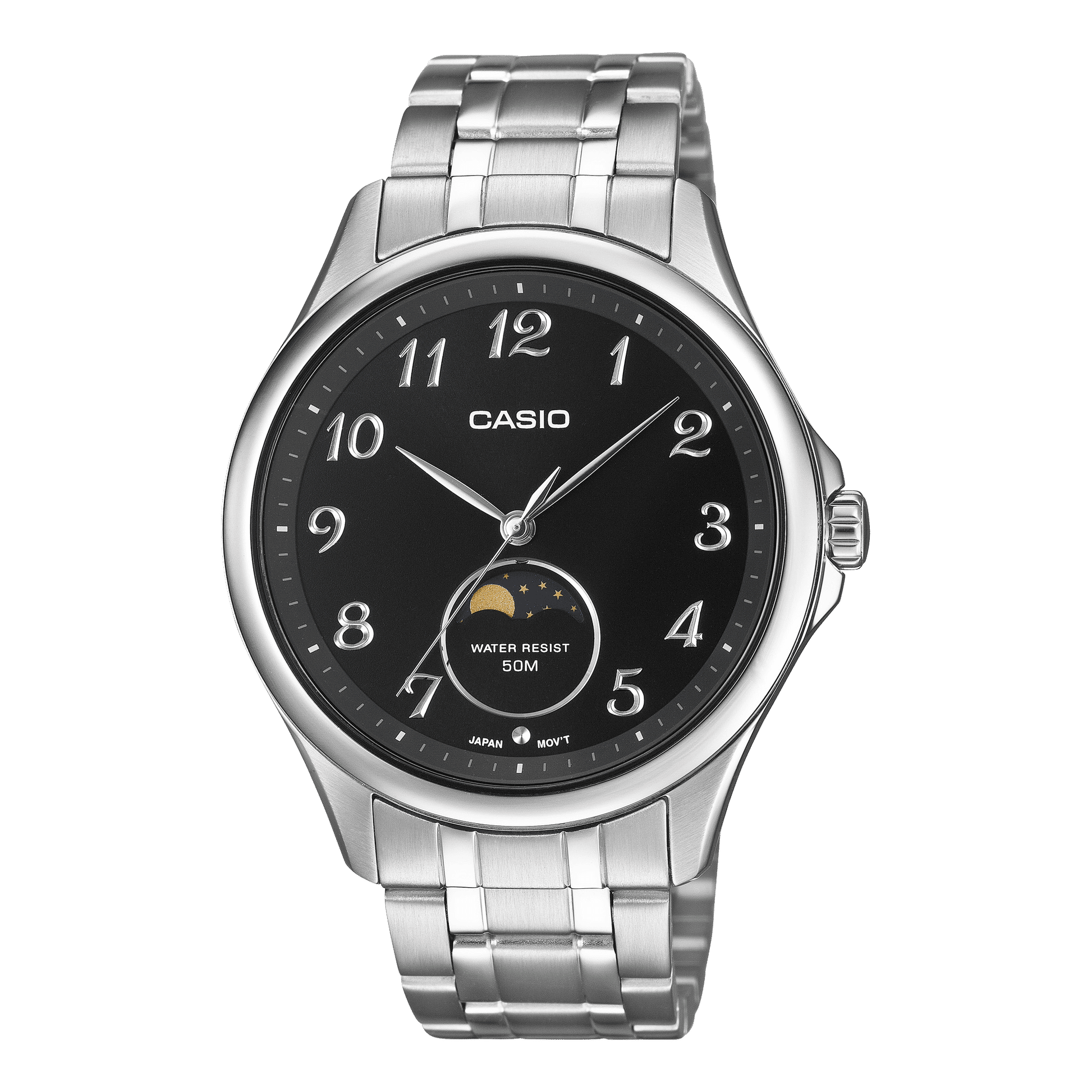 Casio Timeless MTP-M110D-1AVER Herrenuhr • Mondphasen-Anzeige • Mineralglas, Bild 2