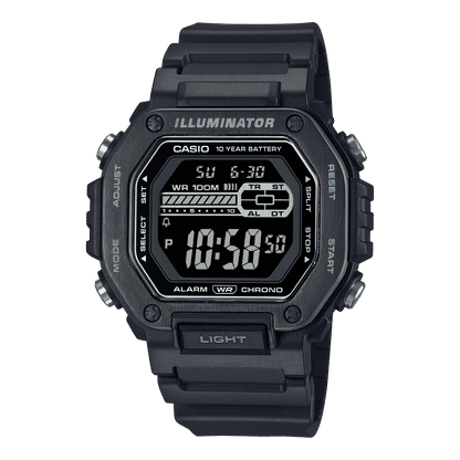 Casio Timeless MWD-110HB-1BVEF Herrenuhr • 10 Bar Wasserdicht • Digitales Quarzwerk, Bild 2