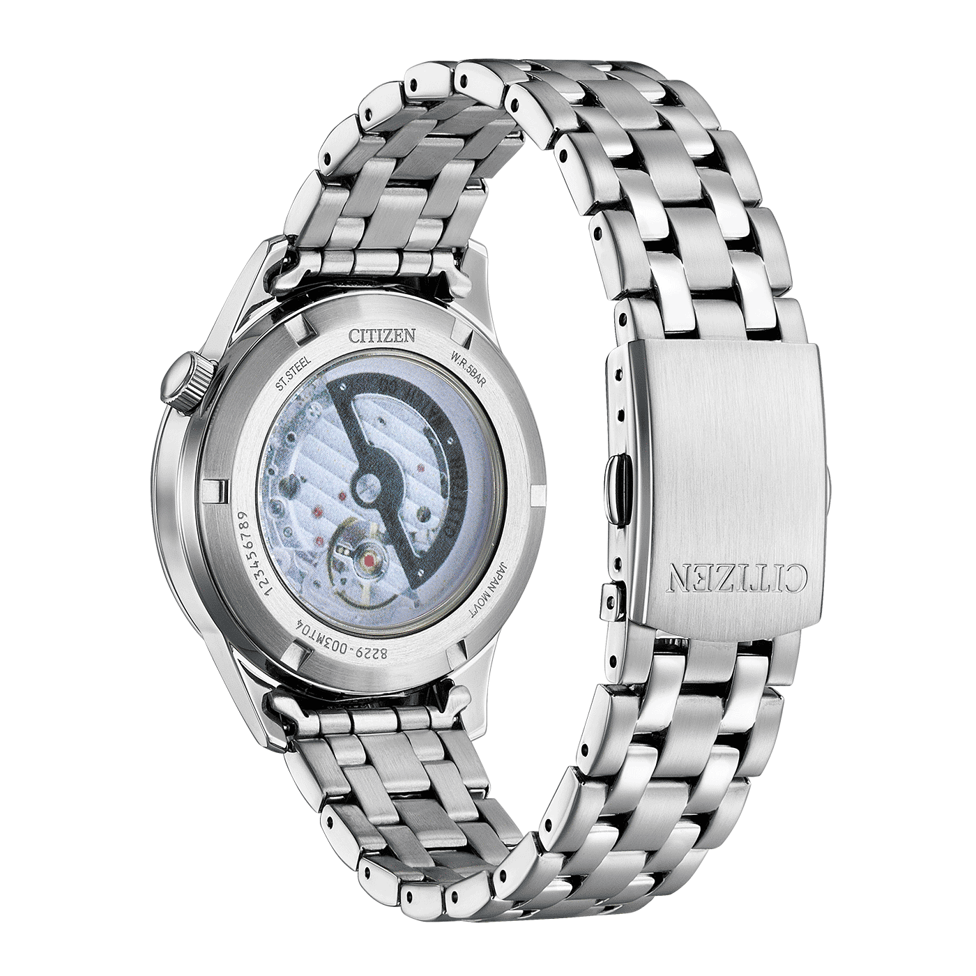 Citizen NH9131-73A Herrenuhr Silber • Automatikwerk mit Open Heart • Kaliber 8229, Bild 3