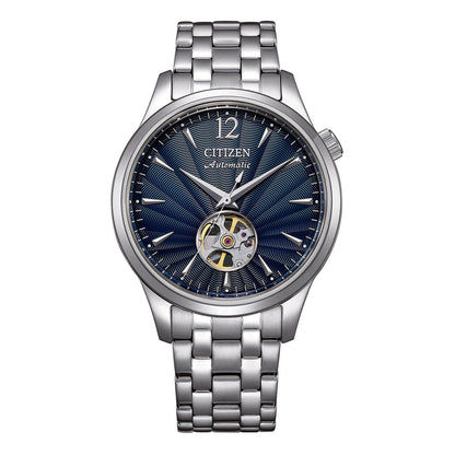 Citizen NH9131-73A Herrenuhr Silber • Automatikwerk mit Open Heart • Kaliber 8229, Bild 6