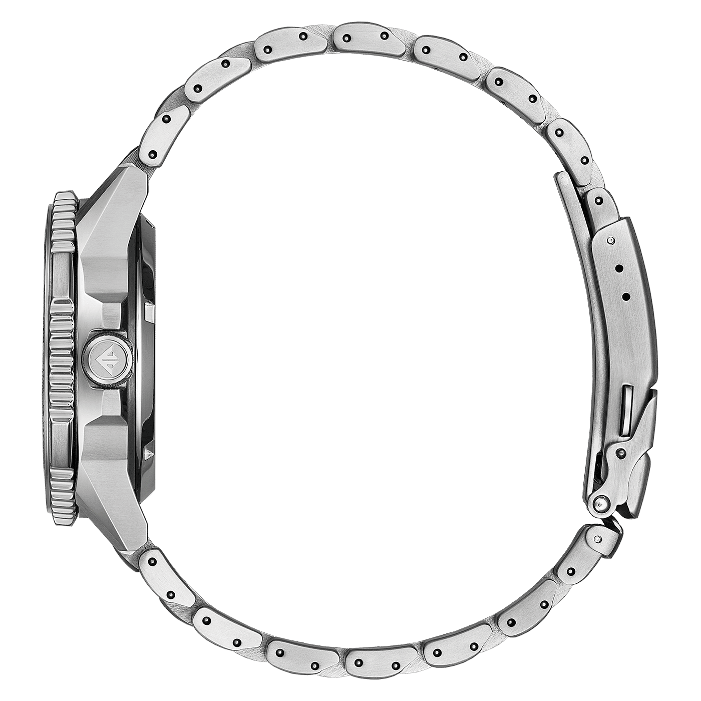 Citizen Promaster Sky Navihawk Herrenarmbanduhr Rückseite mit Titanarmband