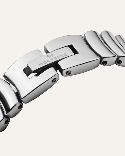 Mockberg Belle Oval MB1419 Damen Armbanduhr Silber • Mineralglas • Edelstahlarmband, Bild 7