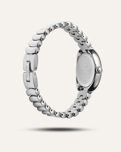 Mockberg Belle Oval MB1419 Damen Armbanduhr Silber • Mineralglas • Edelstahlarmband, Bild 5