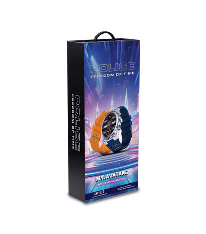 Police My.Avatar 2.0 PEIUN00003X0 Herren-Smartwatch Blau/Orange • AMOLED-Display • Schnellladefunktion, Bild 15