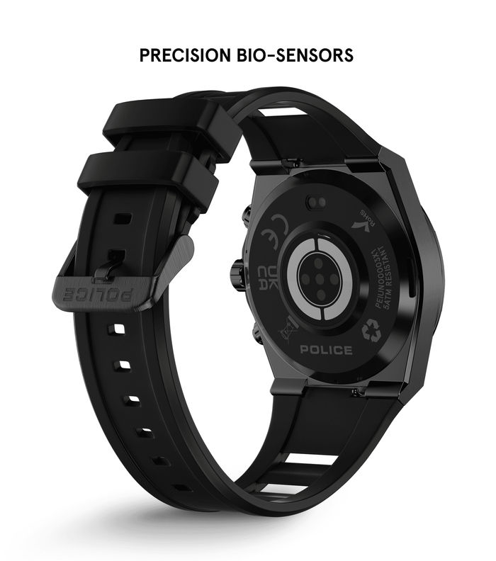 Police My.Avatar.2 PEIUN00003X1 Herrenuhr Schwarz/Blau • AMOLED-Display • Smartwatch mit Schnellladung, Bild 2