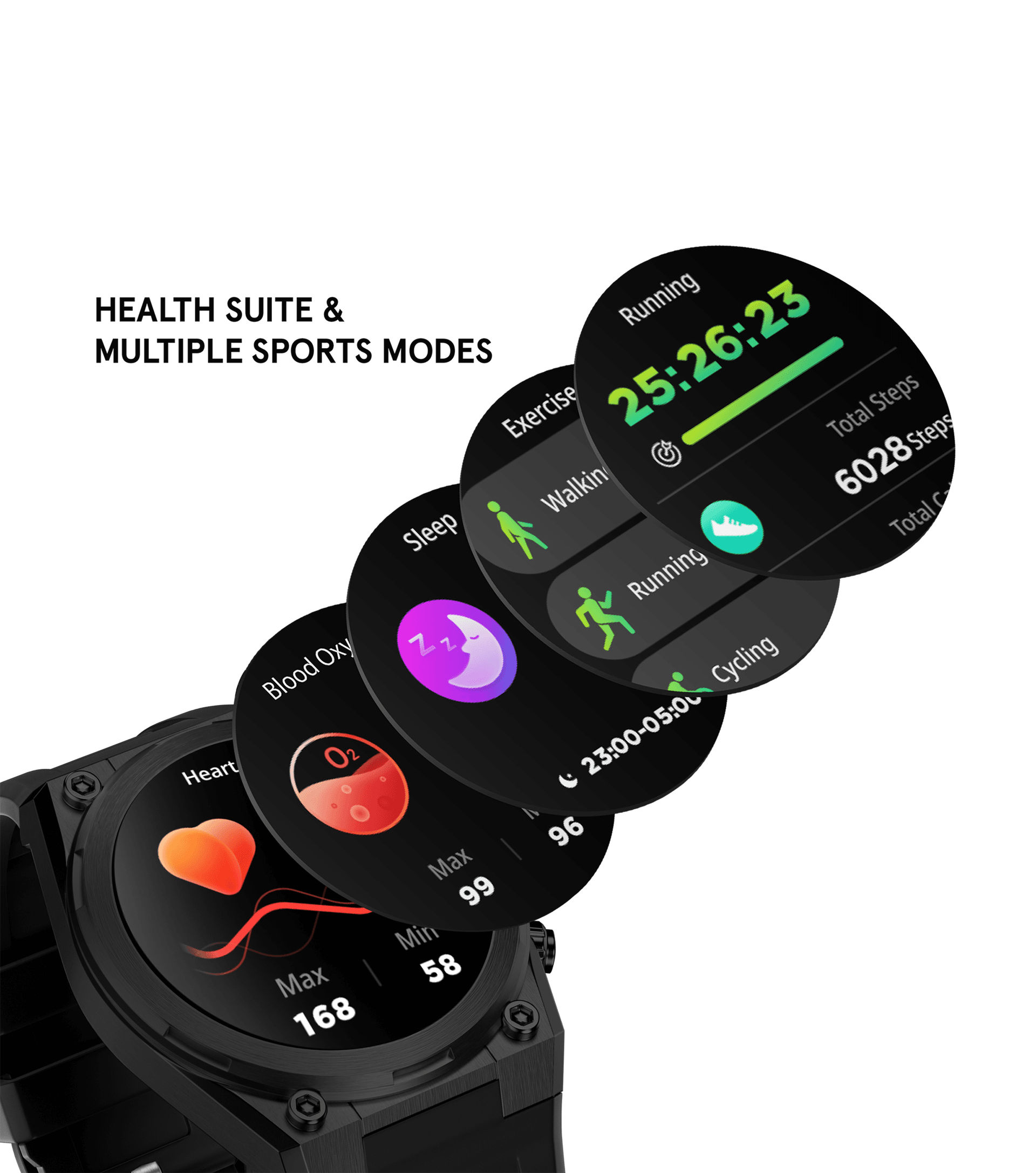 Police My.Avatar 2.0 PEIUN00003X2 Herren Smartwatch Schwarz/Rot • AMOLED-Display • Wechselbare Armbänder, Bild 5