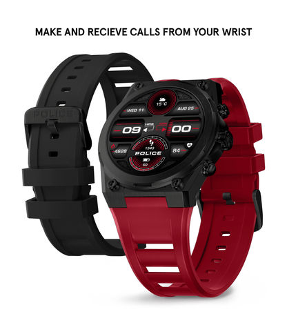 Police My.Avatar 2.0 PEIUN00003X2 Herren Smartwatch Schwarz/Rot • AMOLED-Display • Wechselbare Armbänder, Bild 9