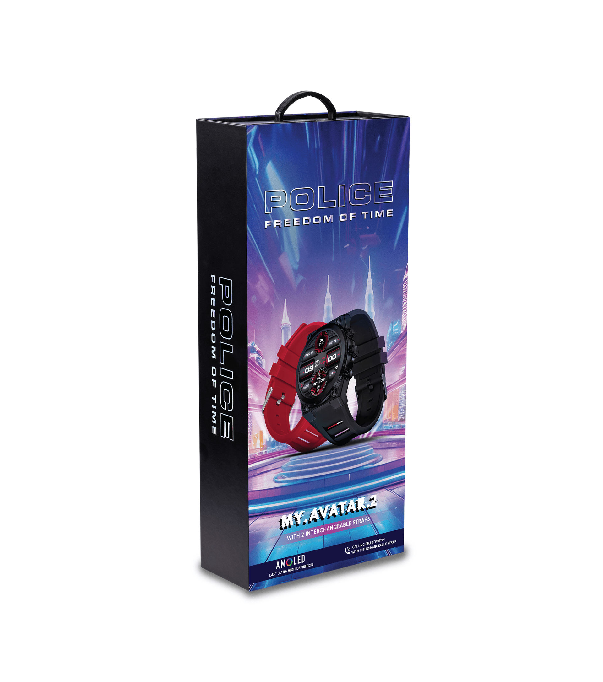 Police My.Avatar 2.0 PEIUN00003X2 Herren Smartwatch Schwarz/Rot • AMOLED-Display • Wechselbare Armbänder, Bild 15