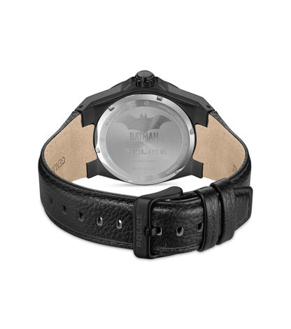 Police Batwing PEWGA0090005-SET Herrenuhr Schwarz • Mineralglas • Schwarzes Echtlederarmband, Bild 3