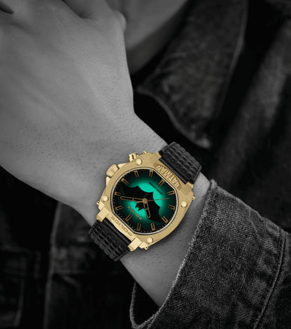 Police Forever Batman PEWGD0022602 Herrenuhr Schwarz/Gold • Limitierte Edition • Hintergrundbeleuchtung, Bild 6