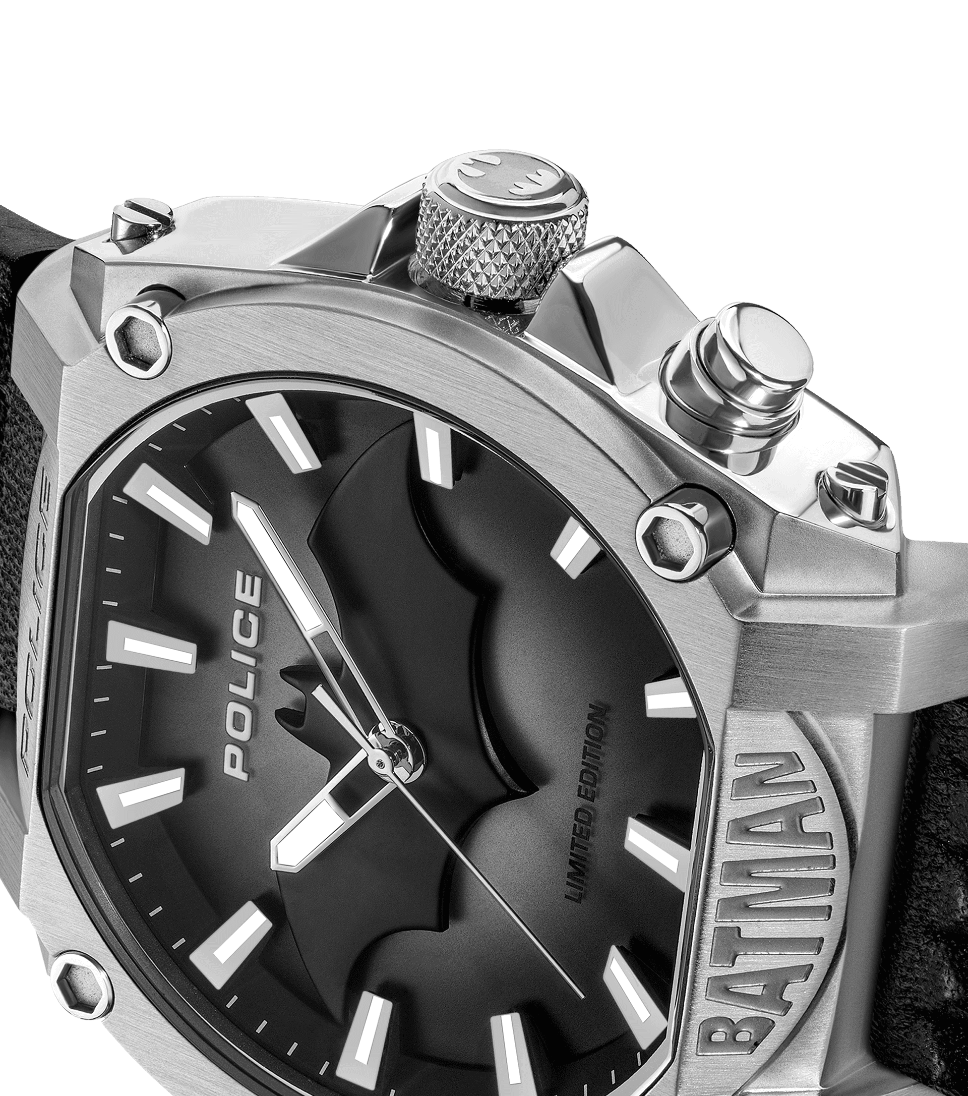 Police Forever Batman PEWGD0022603 Herrenuhr Schwarz • Limited Edition • Hintergrundbeleuchtung, Bild 4