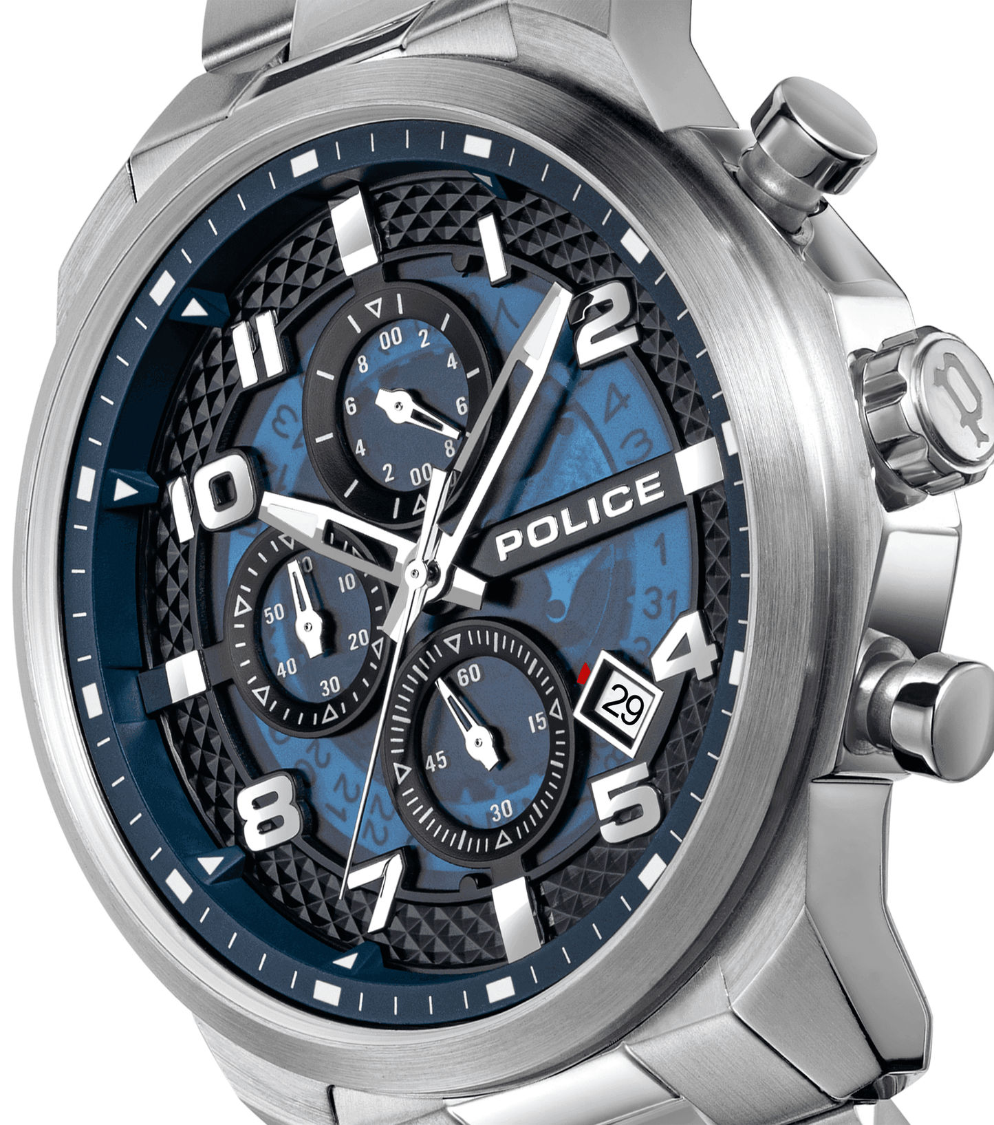 Police Soul PEWGK0053901 Herrenuhr Silber • Multifunktions-Chronograph • 5 ATM Wasserschutz, Bild 4