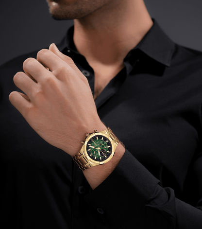 Police Guardian PEWGK0082003 Herrenuhr Goldfarben • Multifunktion mit Dual-Time • Gold-IP-Beschichtung, Bild 5