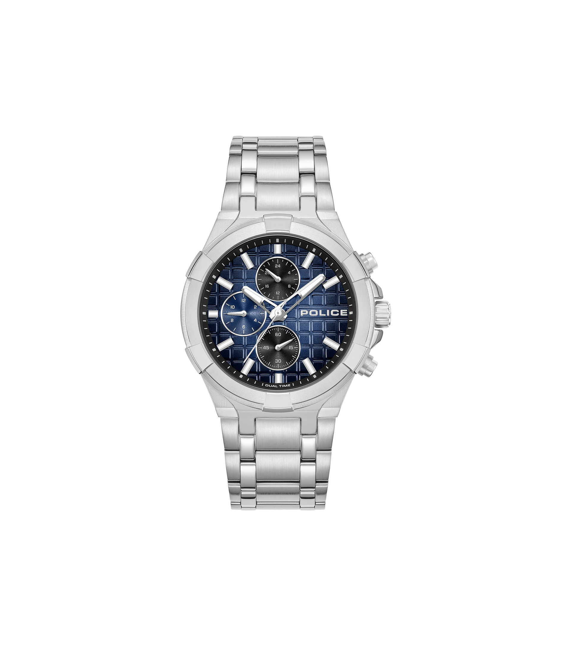 Police Guardian PEWGK0082004 Herrenuhr Silber • Chronograph • 5 ATM