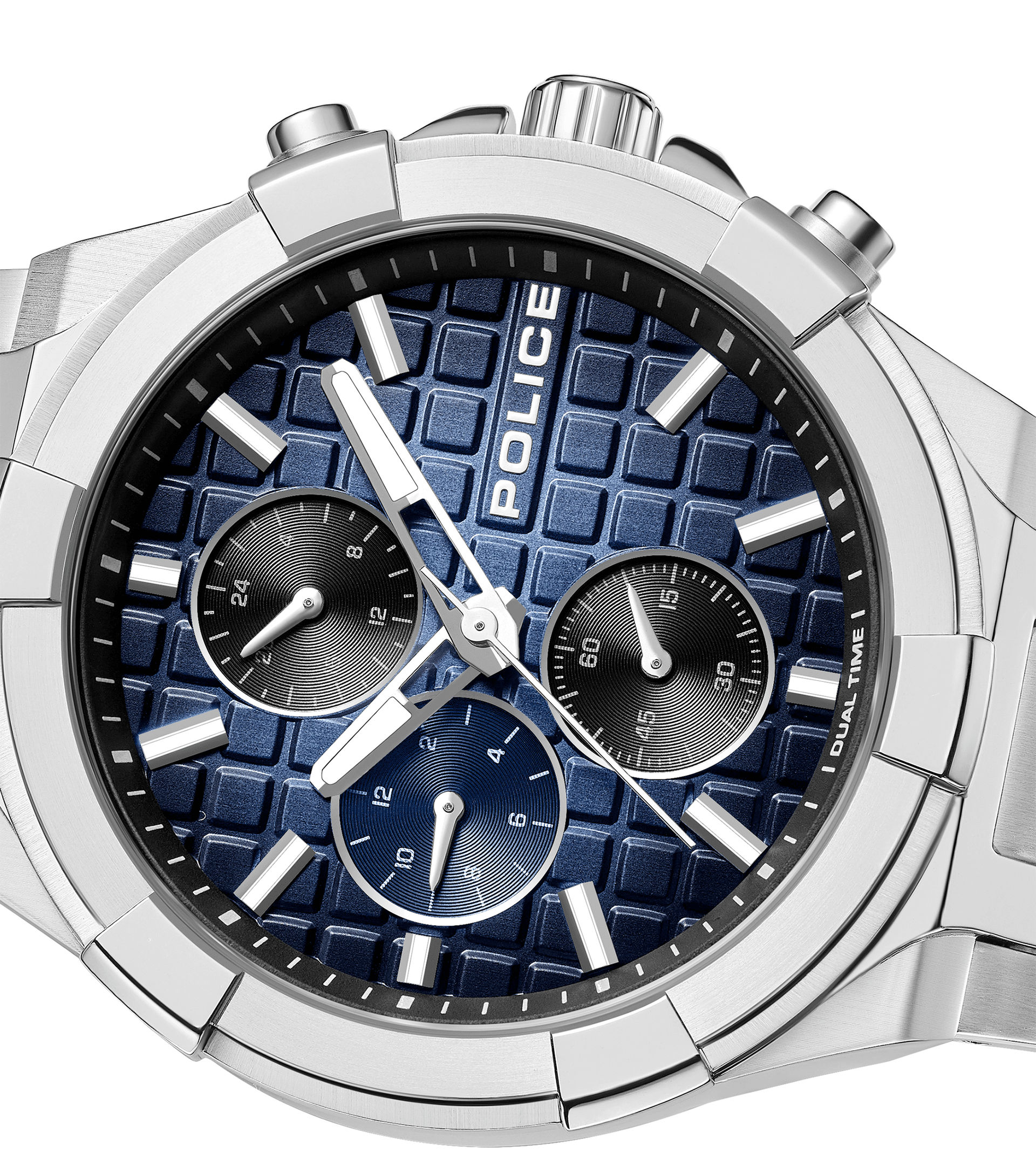 Police Guardian PEWGK0082004 Herrenuhr Silber • Chronograph • 5 ATM, Bild 4