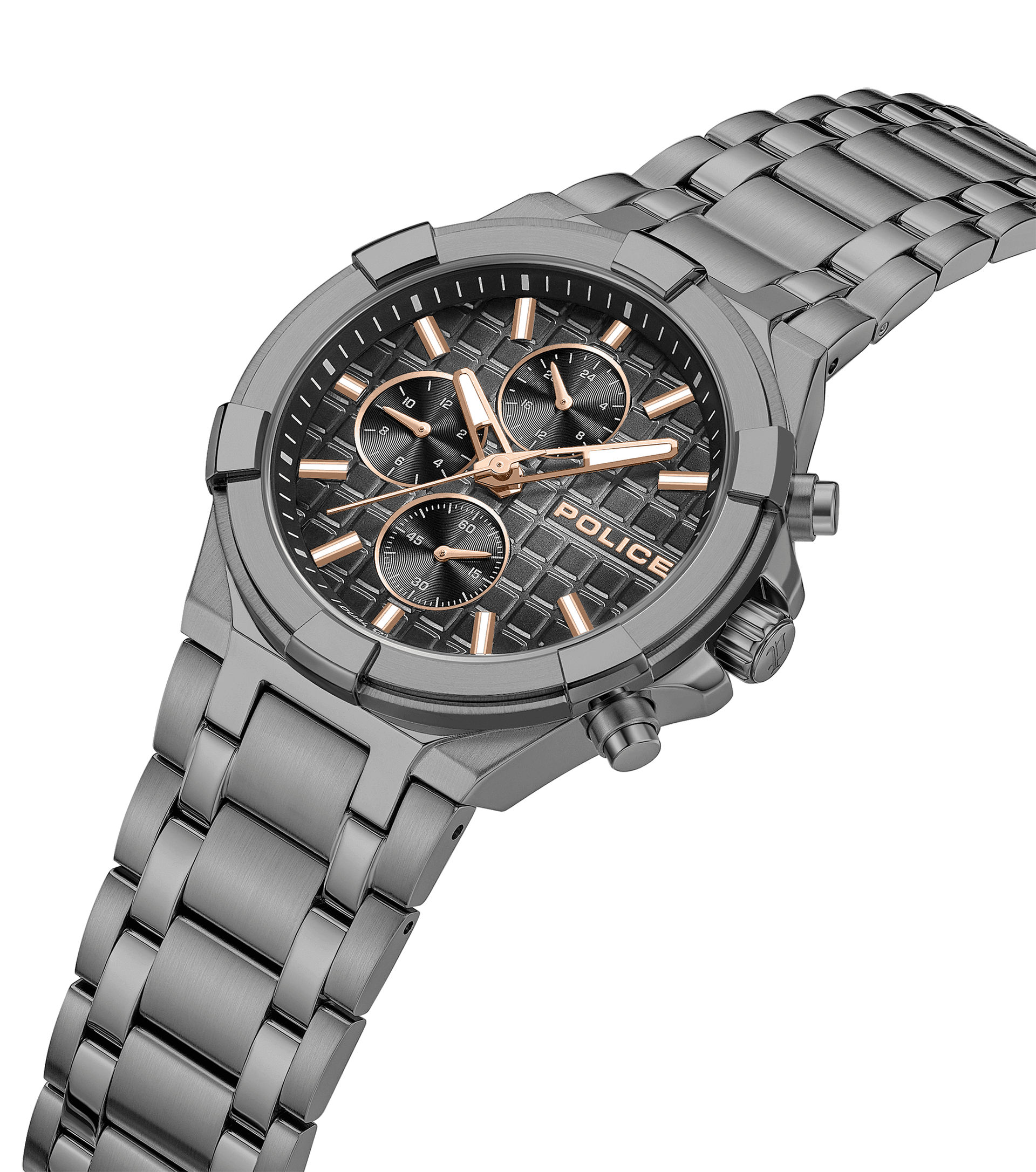 Police Guardian PEWGK0082005 Herrenuhr Silber • Multifunktions-Chronograph • Edelstahlgehäuse, Bild 2