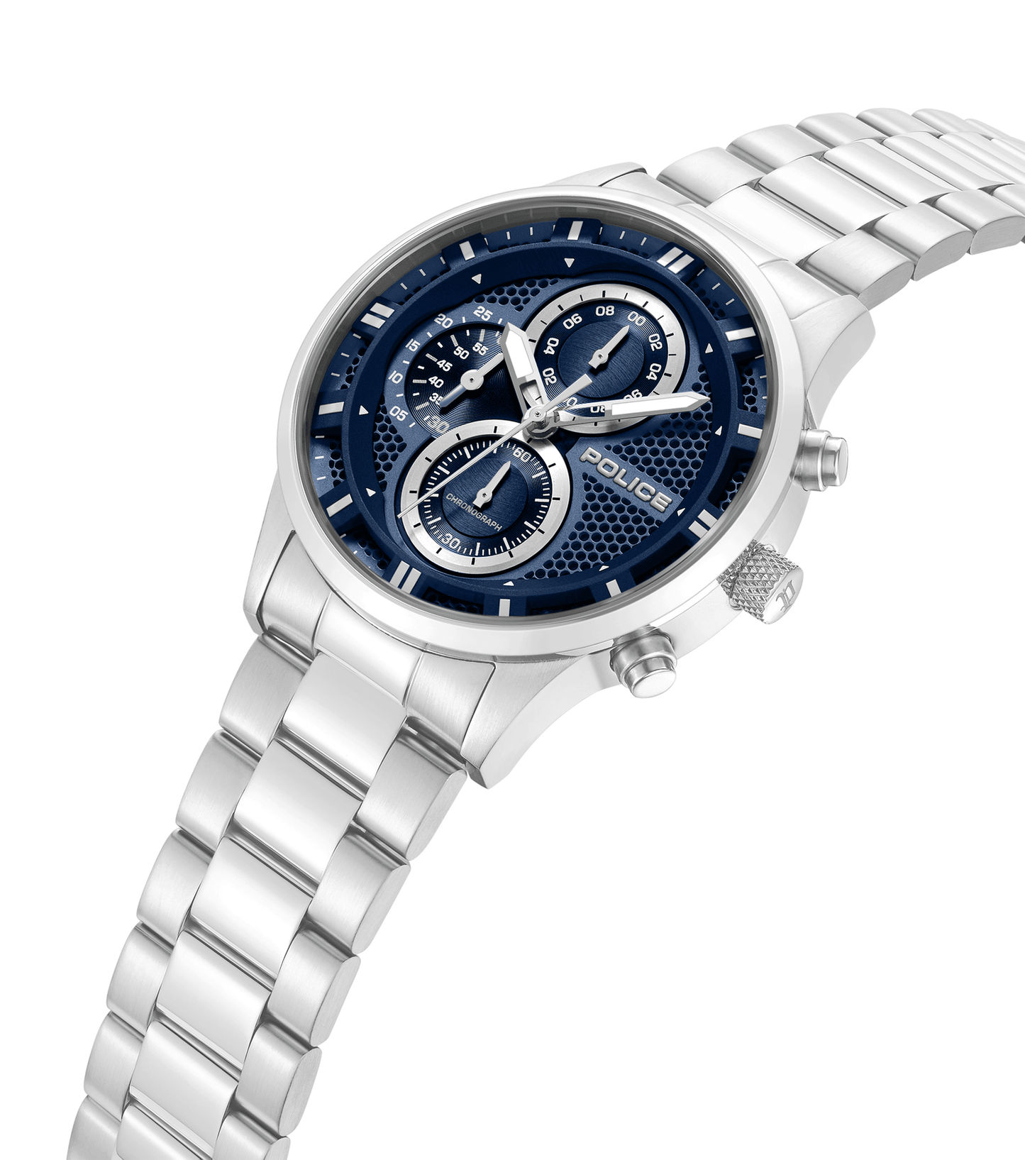 Police Levuka PEWGK0092502 Herrenuhr Silber • Mineralglas • Multifunktion, Bild 2